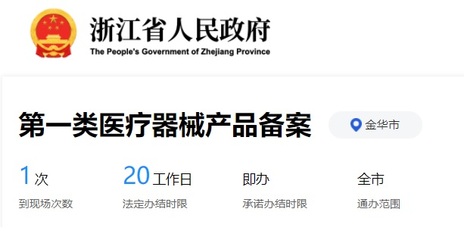 金華市第一類醫療器械產品備案全流程與核心要求詳解